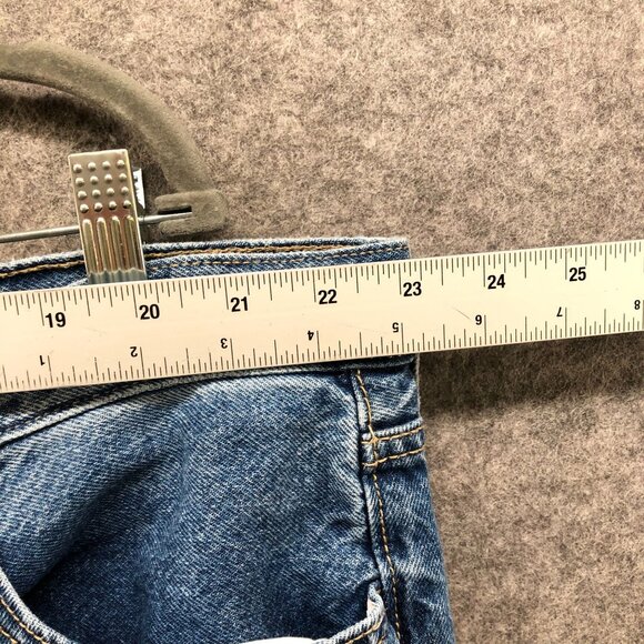 Old Navy Wow Mid Rise Baggy Wide Leg Jeans Womens 22 Blue Medium Wash - Picture 7 of 11